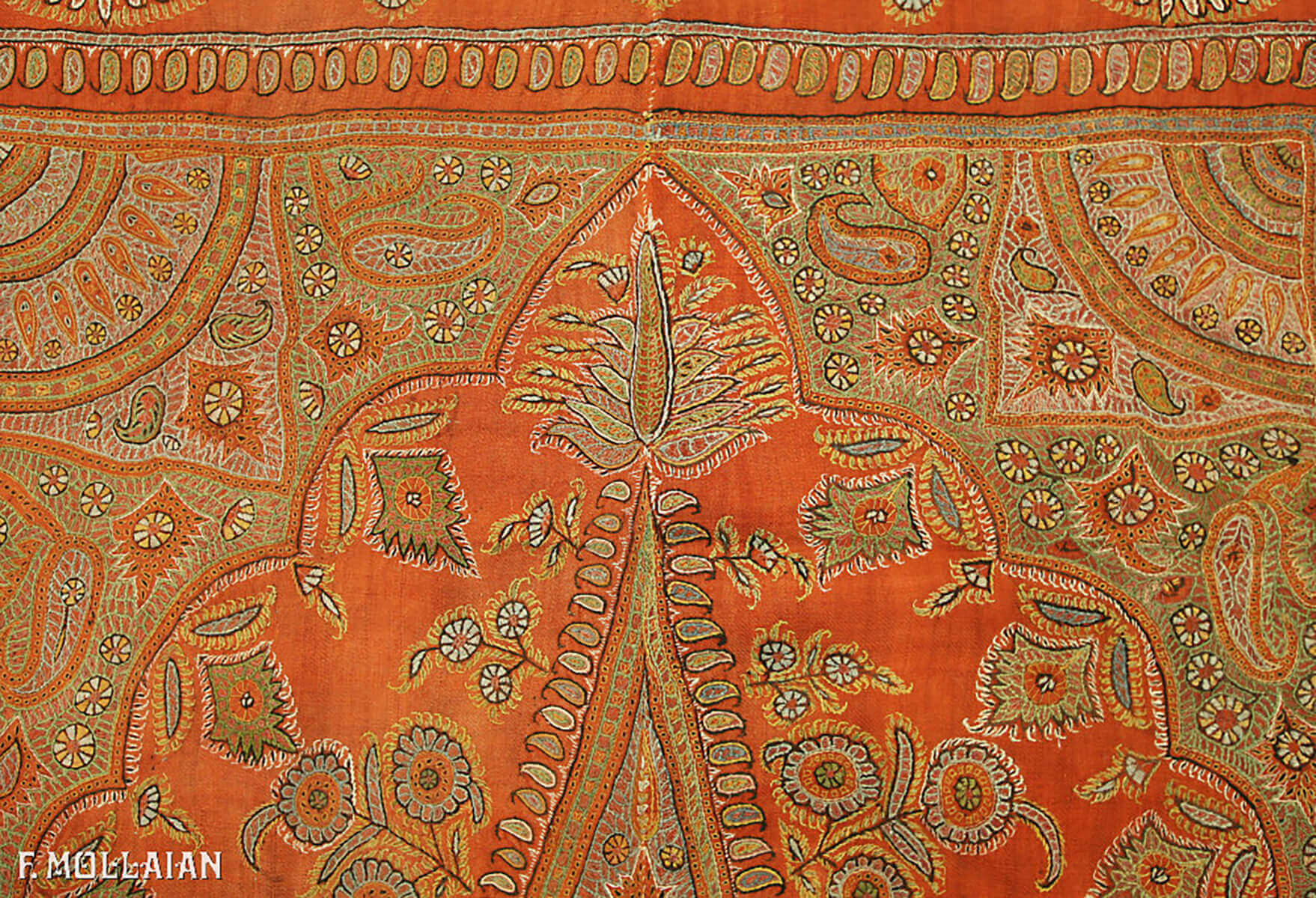 Antique Perse Textile Kerman n°:47344359